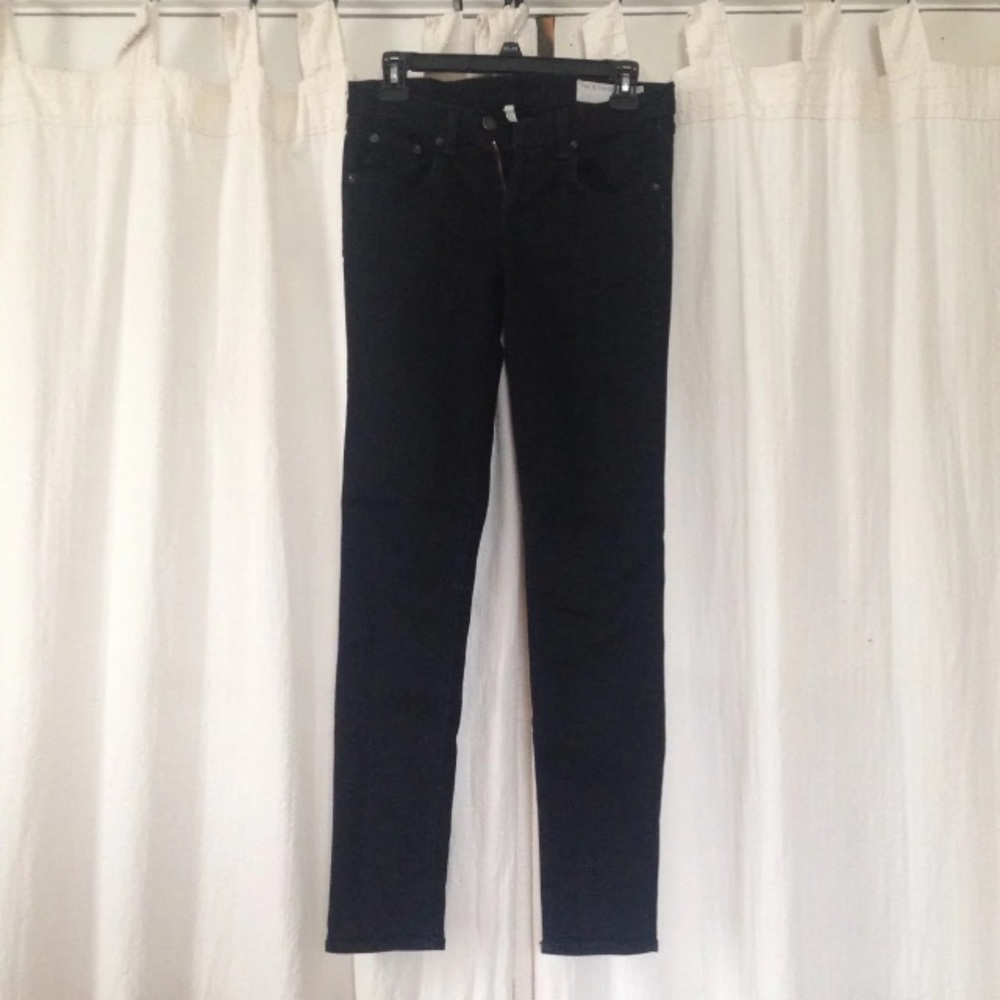Rag and Bone Black Skinny Jeans